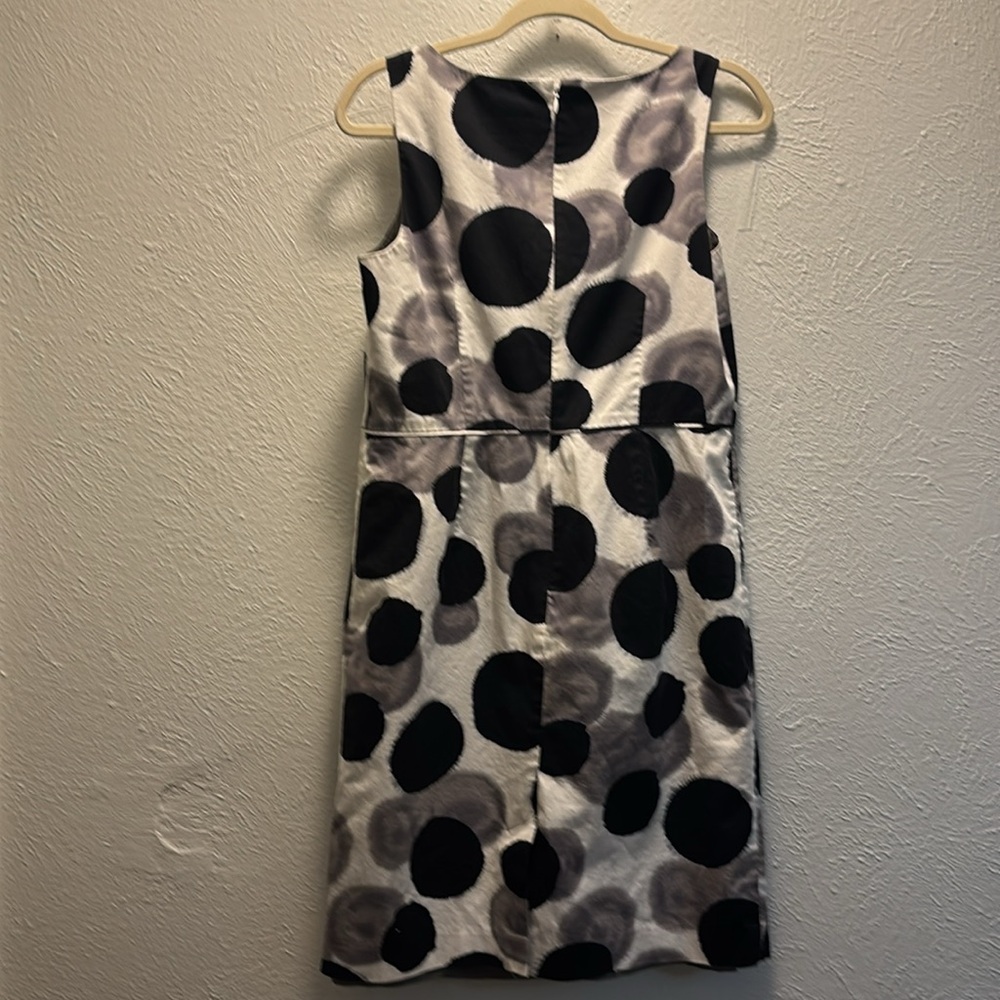 Ann Taylor Black and Gray Polka Dot Dress - Picture 6 of 6